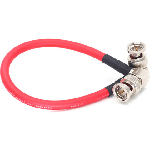 DigitalFoto Canare LV-61S 12G-SDI Right-Angle Video Cable (7.8")