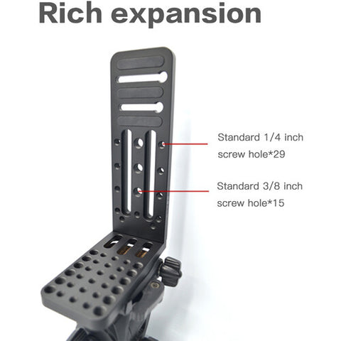 DigitalFoto R180 L-Shaped Vertical Clapper Bracket (7.1")