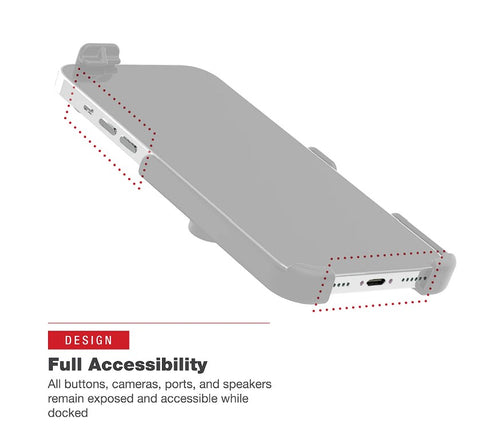 RAM Mount Form-Fit Holder for Apple iPhone 13, 13 Pro, 14, 14 Pro and 15