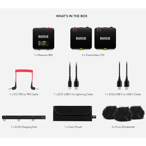 RODE Wireless GO (GEN3) 2-Person Compact Digital Wireless Microphone System