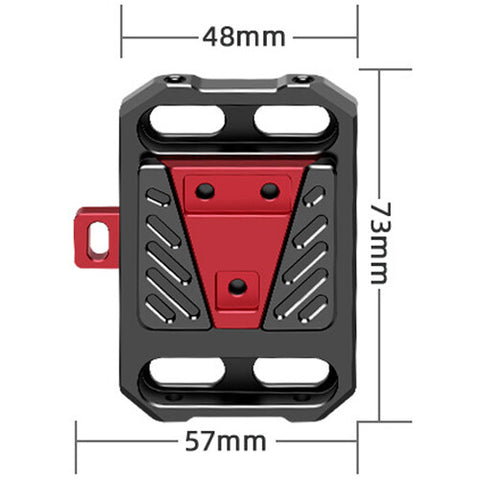 DigitalFoto DF-8004S Mini V-Mount Battery Plate w/ 15mm LWS Rod Clamp