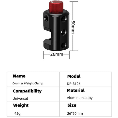 DigitalFoto Counterweight Clamp