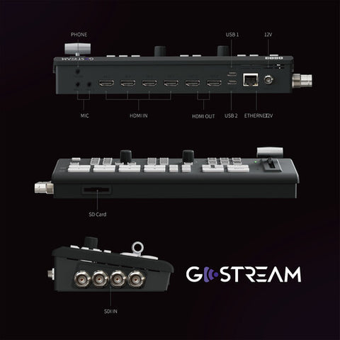 OSEE GoStream Duet SDI/HDMI/NDI|HX Live Stream Video Mixer/Switcher/Recorder