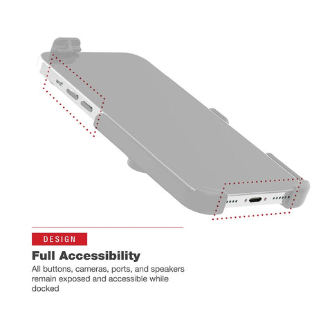 RAM Mount Form-Fit Holder for Apple iPhone 13 Pro Max, 14 Plus/Pro Max & 15 Plus