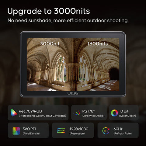 OSEE G7 Pro 7" Touchscreen HDMI/SDI Field Monitor with Camera Control