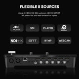 GoStream Duet 8 ISO Live Streaming Switcher