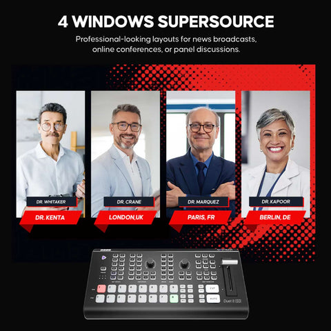 GoStream Duet 8 ISO Live Streaming Switcher