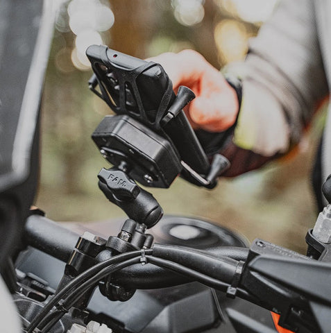 RAM Mount X-Grip Large Phone Holder w/ 1" Ball and Vibe-Safe Adapter