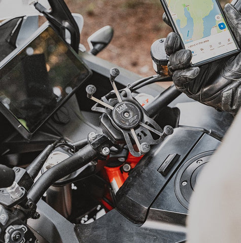 RAM Mount X-Grip Large Phone Holder w/ 1" Ball and Vibe-Safe Adapter