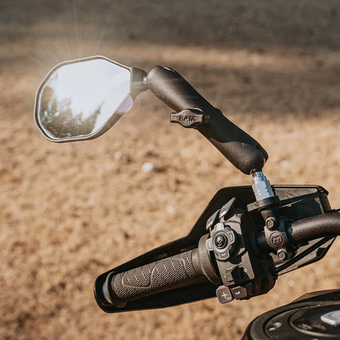 RAM Mount Tough-Mirror Left Mirror w/ 1" Ball