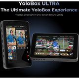 YoloLiv YoloBox Ultra Portable Multicamera Encoder/Streamer, Switcher/Monitor & Recorder