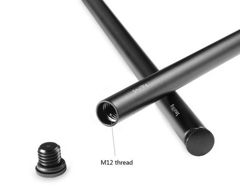 SmallRig #1054 Pair of 15mm Black Aluminum Alloy Rod