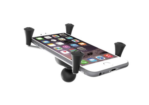 RAM Mount X-Grip IV Large Universal Phone Cradle w/ 1" Ball & Tether