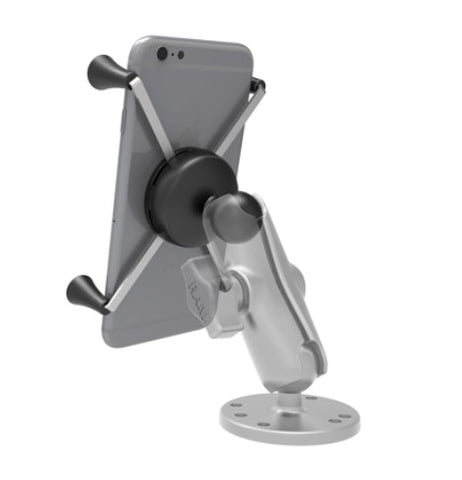 RAM Mount X-Grip IV Large Universal Phone Cradle w/ 1" Ball & Tether