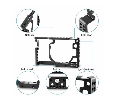 SmallRig #1828 Camera Cage for Panasonic LUMIX DMC-GX85/GX80/GX7 Mark II