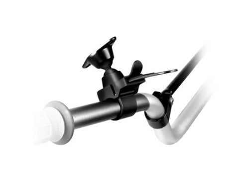 RAM EZ-Strap™ Rail Mount w/ Double 1" Ball and Diamond Base Adapter