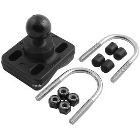 RAM Dual Stainless Steel Rail U-Bolt Base w/ 1" Ball