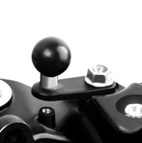 RAM 11mm Bolt Head Adapter Base w/ 1" Ball