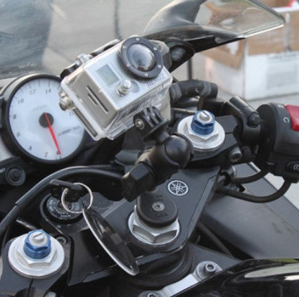 Base de tige de fourche de moto RAM avec boule de 1 "
