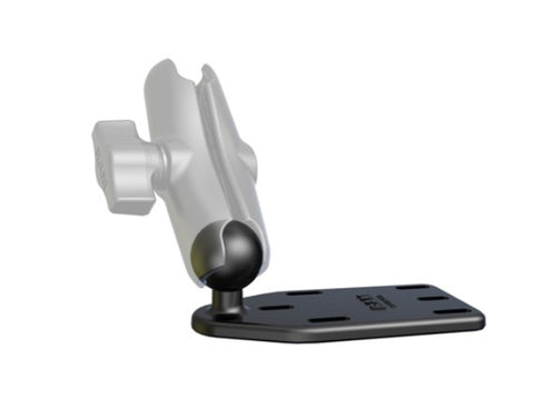 Base de couverture de réservoir étendue pour moto à montage RAM avec boule de 1 "