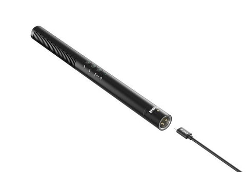 Rode NTG4+ Shotgun Microphone w/ Digital Switches and Built-In Rechargeable Battery