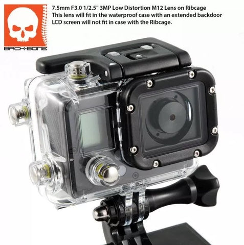 Back-Bone 7.5mm 3MP Lens Low Profile (M12)