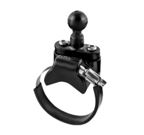 RAM Utility Strap Zinc U-Bolt Base w/ 1" Ball