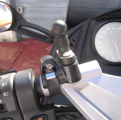 RAM Utility Strap Zinc U-Bolt Base w/ 1" Ball