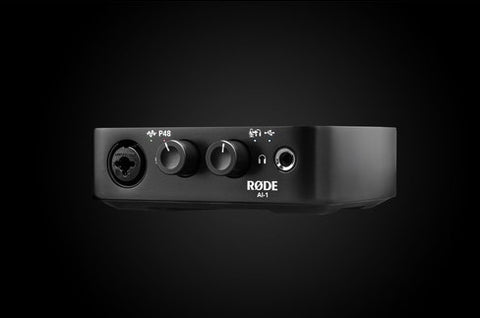 Rode Complete Studio Kit w/ AI-1 Audio Interface, NT1 Microphone, SMR Shockmount, and Cables