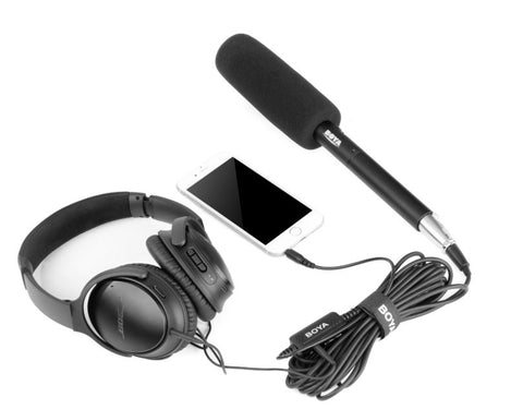 BOYA BCA6 XLR to 3.5mm Plug Microphone Cable Adapter