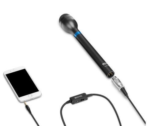 BOYA BCA6 XLR to 3.5mm Plug Microphone Cable Adapter