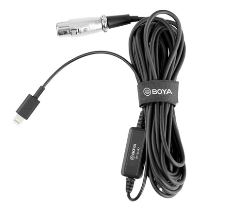 BOYA BCA7 XLR to Lightning Adapter Cable