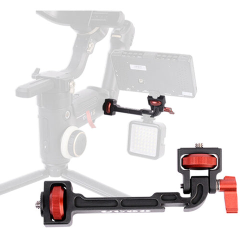 DigitalFoto Rotatable Monitor Bracket w/ Smartphone Clamp for Gimbals
