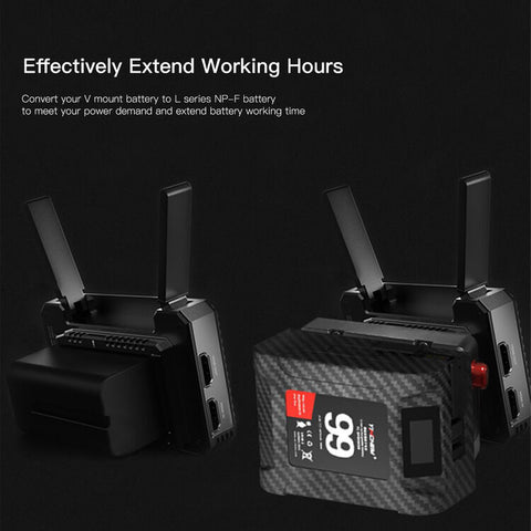 DigitalFoto V-Mount to L-Series Dummy Battery Plate Adapter