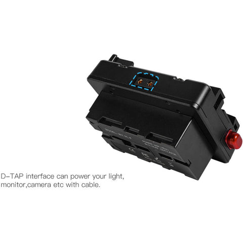 DigitalFoto V-Mount to L-Series Dummy Battery Plate Adapter