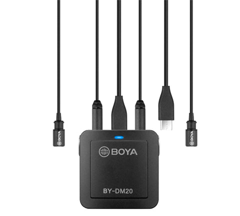 BOYA BY-DM20 Kit d'enregistrement double canal