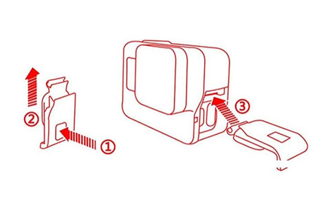 Replacement Side Door for GoPro Hero5/6 Black