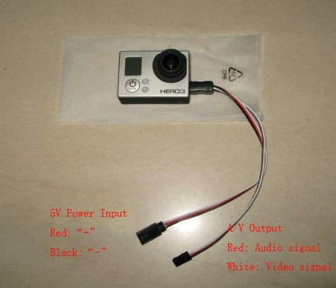 FPV + DC Cable for Hero3/3+