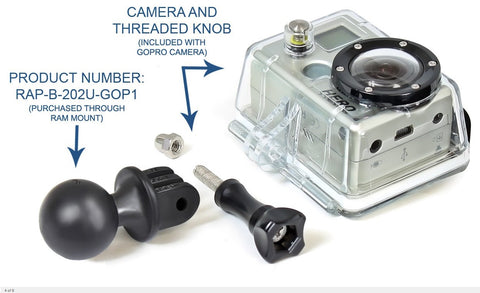 RAM 1" Ball for All GoPro Cameras