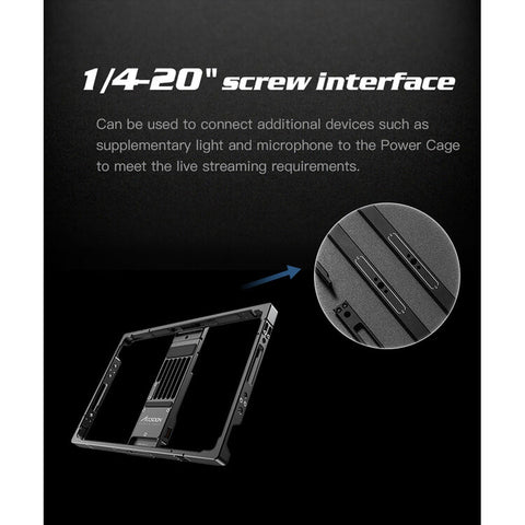 Accsoon Power Cage Pro for iPad Pro 12.9" (3rd to 5th Gen)