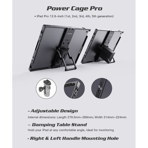 Accsoon Power Cage Pro for iPad Pro 12.9" (3rd to 5th Gen)