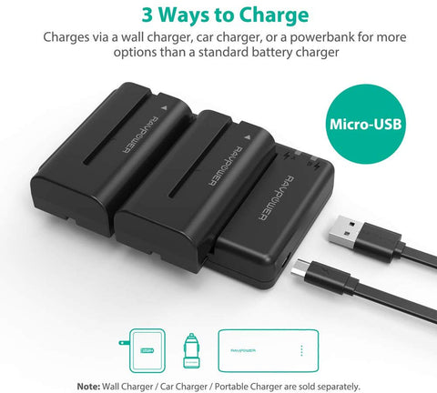 Dual Battery Pack NP-F550 + Charger