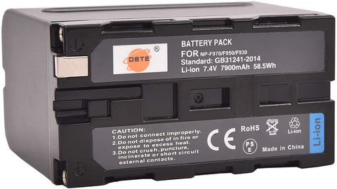 High Capacity NP-F970 Battery + Charger