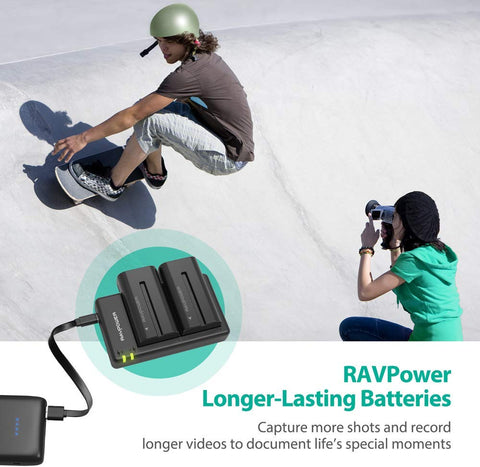 Dual Battery Pack NP-F550 + Charger