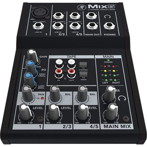 Mackie Mix5 Audio Mixer