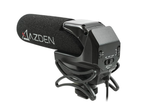 Microphone vidéo fusil de chasse alimenté Azden SMX-15