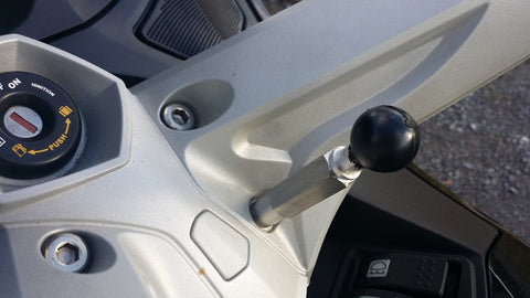 Boulon en acier inoxydable + boule RAM 1" pour Can-Am Spyder