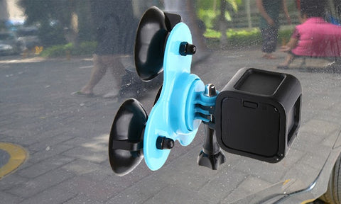 Mini Triple Suction Cup for GoPro