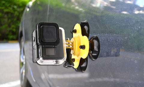 Mini Triple Suction Cup for GoPro