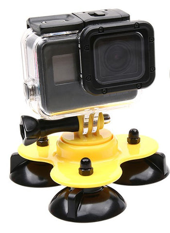 Mini Triple Suction Cup for GoPro